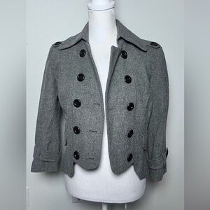 Robert Rodriguez Gray Double-Breasted Jacket